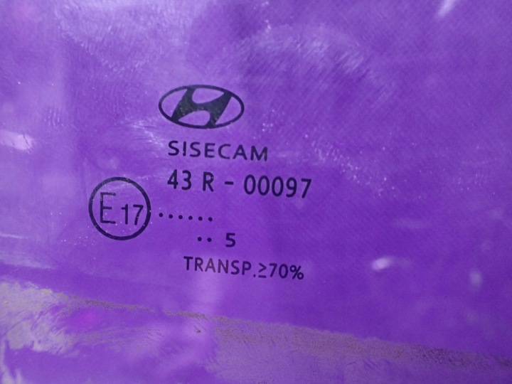 фото №3, Hyundai i20 ii 2 стекло дверная зад правые задняя