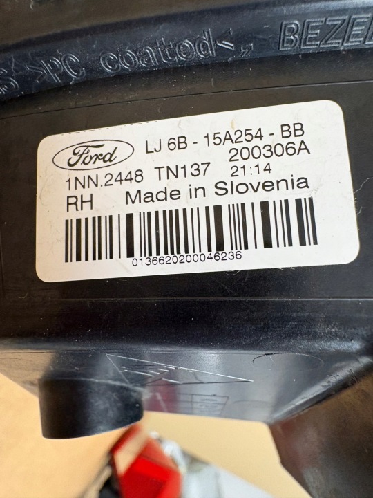 фото №7, Ford kuga mk3 галоген правое перед lj6b-15a254-bb оригинал