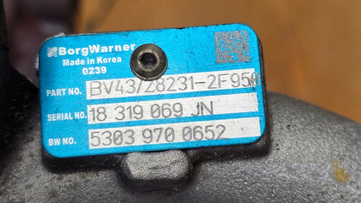 фото №9, Турбина 2.2 crdi kia hyundai 28231-2f950