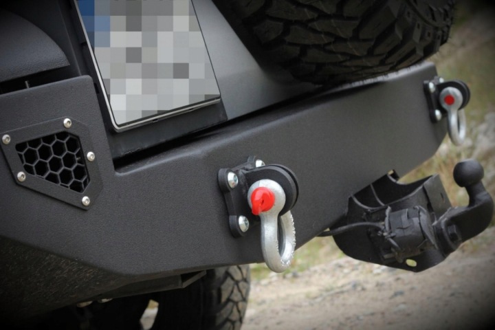 фото №8, Бампер заднє сталевий toyota land cruiser 125 more 4x4