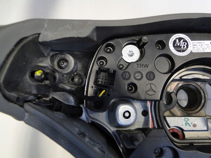 фото №8, Mercedes s w221 221 cl 216 рестайлінг кермо з підігрівом сірий дерево шкіра