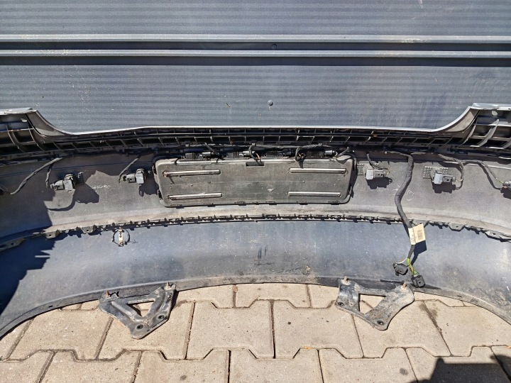 фото №10, Vw phaeton 3d0 задний бампер комплектный la7w серебряный