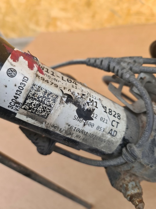 фото №5, Tiguan 5n поворотный кулак амортизатор левый переднее