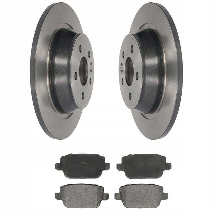 фото №1, Диски + гальмівні колодки зад do focus mk2 kuga mondeo mk4