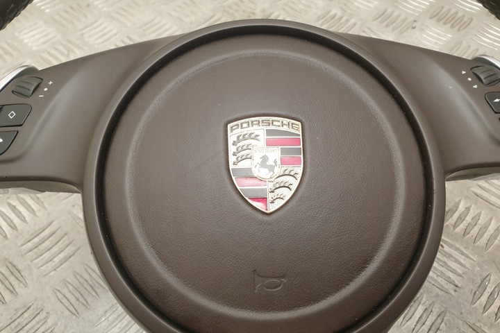 фото №12, Кермо porsche cayenne 92a 7pp419091ae 3.0l гібрид 245kw 2011