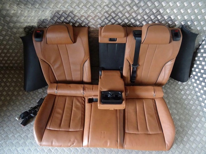 фото №12, Bmw x6 f16 сидіння диван тунель обшивки шкіра individual вентильовані ідеальні