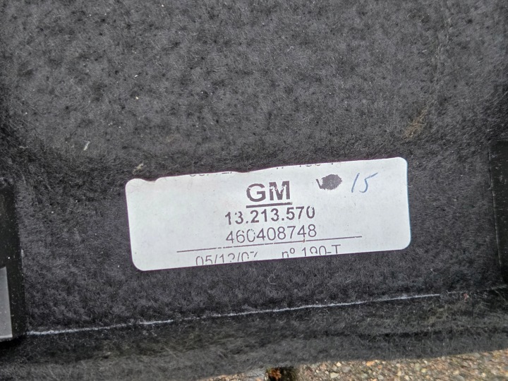 фото №8, Opel meriva a полка багажника 13213570 03-2010 bdb