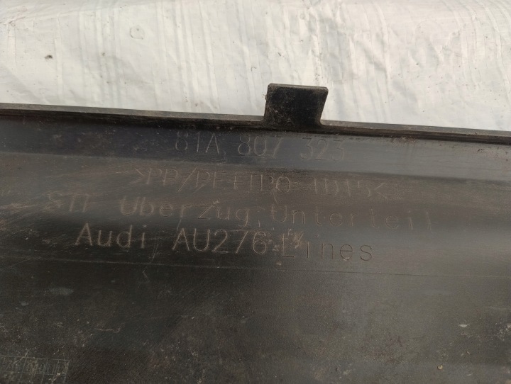 фото №9, Audi q2 s-line 16-20 спойлер накладка бампера зад задняя 81a807323