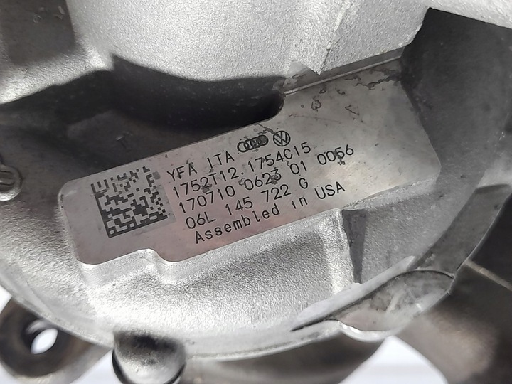 фото №15, Audi q5 2.0tfsi турбіна турбонагнітач 06l145614b 06l145722g 06h145710f