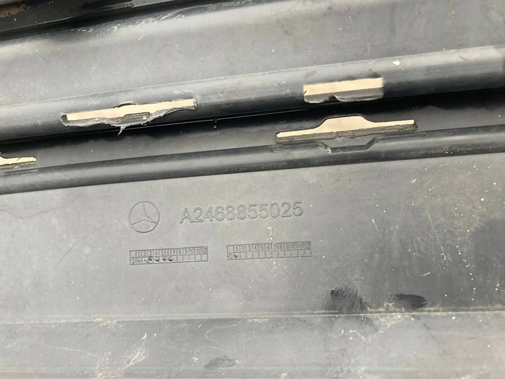 фото №8, B w246 w242 планка спойлер дифузор накладка бампера зад a2468855025