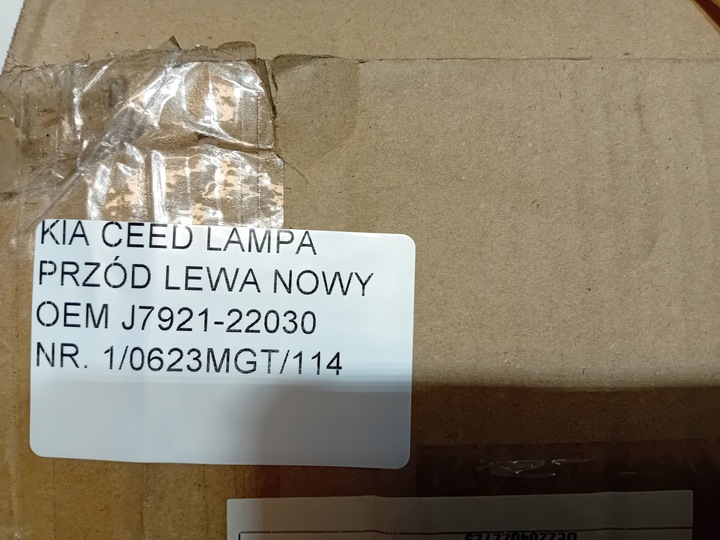 фото №10, Kia ceed iii 2018- лампа перед ліва лівий нова oem