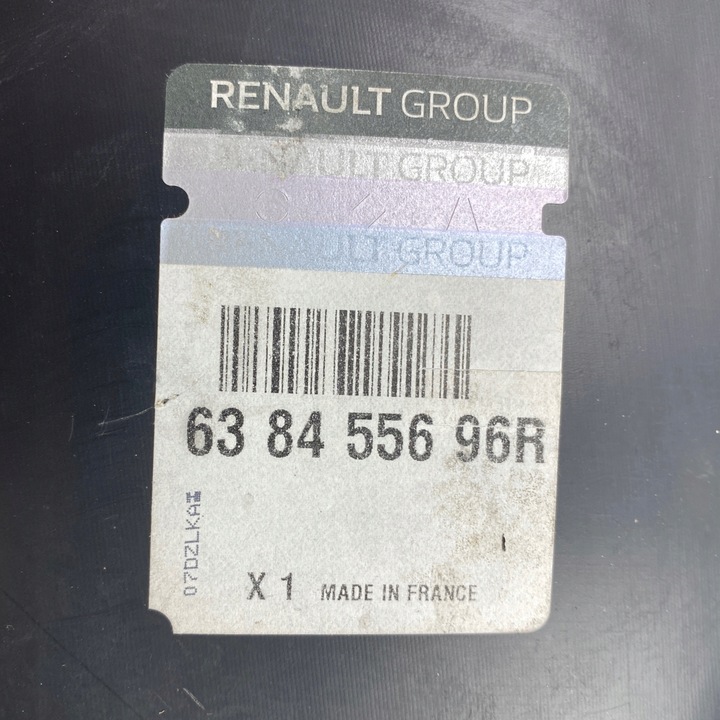фото №15, Нове оригінальний номер підкрилок лівий перед renault zoe z.e 638455696r