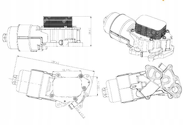 фото №2, Радіаторів масла citroen berlingo 1,6d 05- nrf