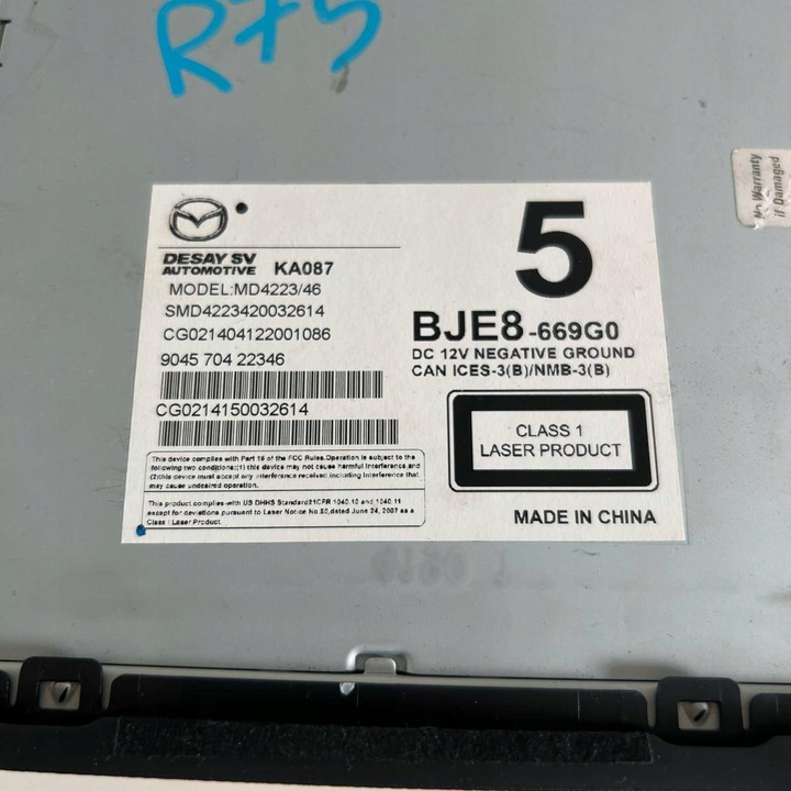 фото №8, Mazda 3 iii програвач cd зчитувач навігації md422346