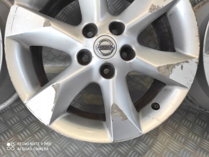 фото №10, Nissan qashqai j10 juke f15 pulsar c13 диски алюмінієвий 17'' 5x114.3 et39