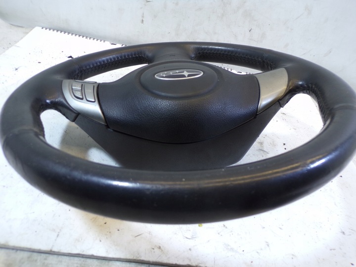 фото №6, Кермо з подушка subaru forester 3 sh шкіра мультифункція