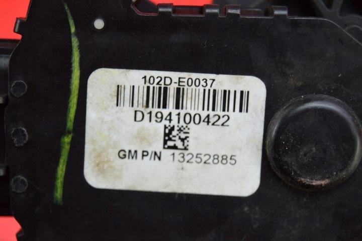 фото №8, Потенциометр педаль газа eu 13252885 opel meriva b 1.7 cdti 110 km 10-14