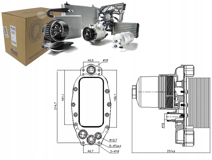 фото №16, Nissens 90948 радіаторів масла, масло двигунний