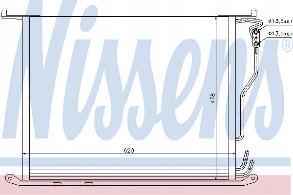 фото №11, Радиаторов кондиционера nissens 94380 2205000054