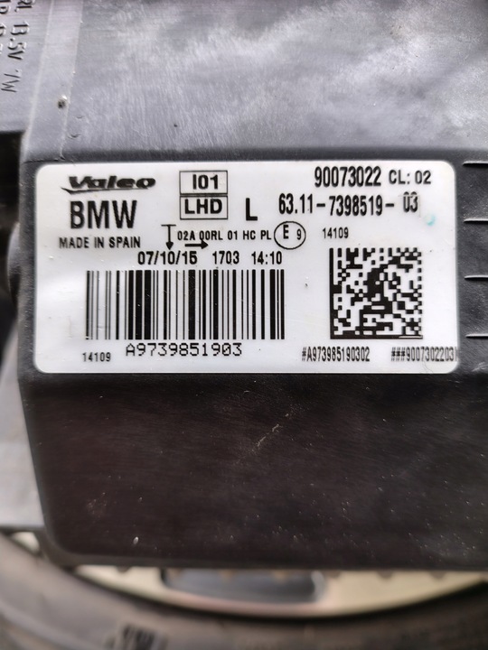 фото №10, Bmw i3 2015.11. бампер капот крылья pas переднее радиатор лампы