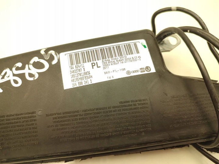 фото №7, Skoda octavia повітряна подушка подушка безпеки сидіння перед лівий 2011 estate