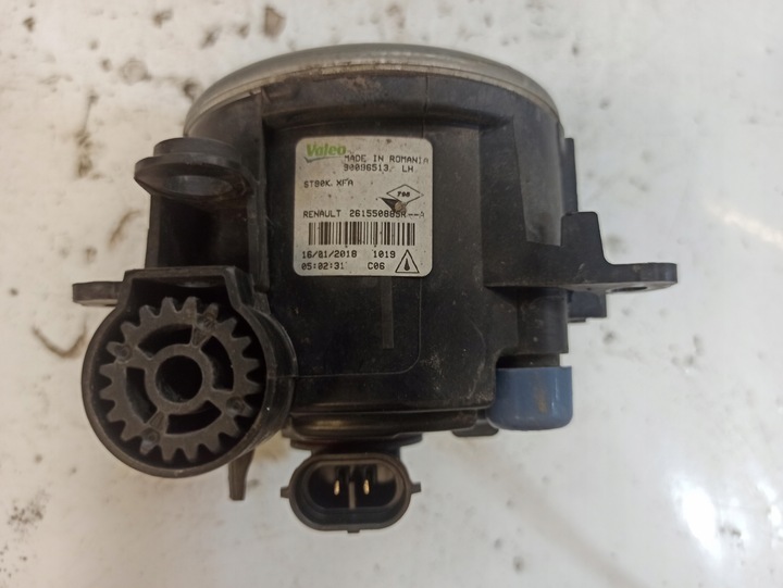 фото №10, Renault clio 4 iv рестайлинг галоген левый лампа противотуманная 261550885r