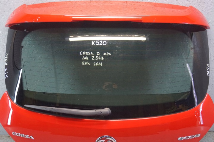 фото №6, Кришка багажника зад opel corsa d 3d opc z547 k519