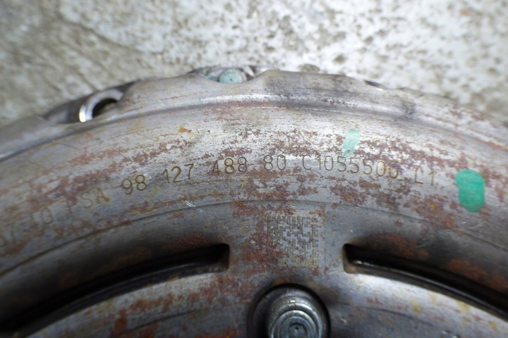 фото №6, Колесо двухмассовый сцепление пробег 89tys.km. 9812748880 opel corsa f 1.5cdti