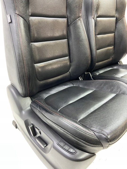 фото №15, Сиденья диван зад кожа комплект красная нитка mazda cx5 cx-5 i 2012-2017r.