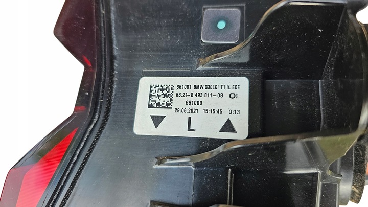 фото №13, Лампа задняя левая зад led bmw 5 g30 8493811-08