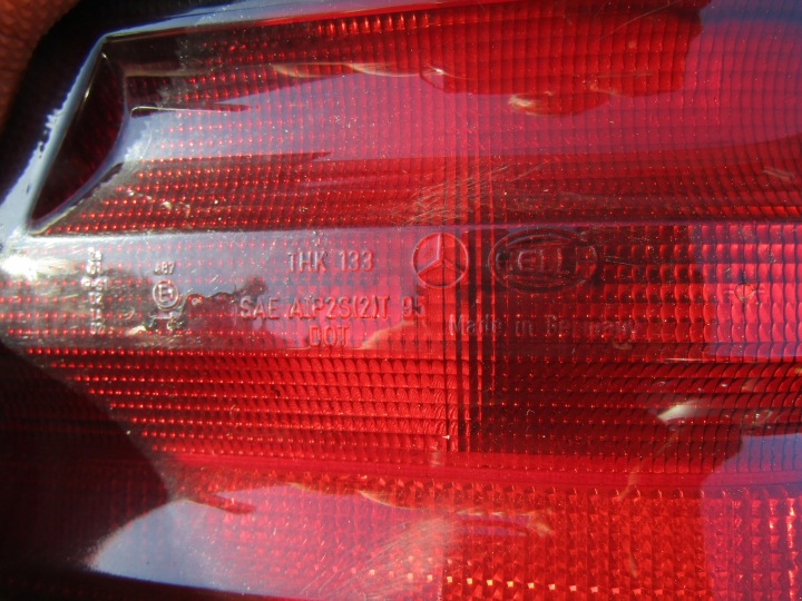 фото №16, 1 mercedes clk w208 купе правая левая фара задняя hella лампы задние kpl