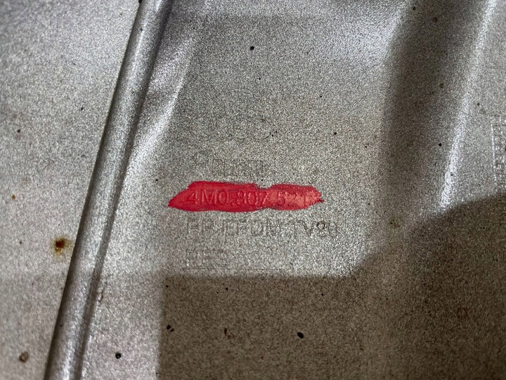 фото №11, Audi q7 ii 2 4m 15-19 дифузор планка накладка бампер зад задній