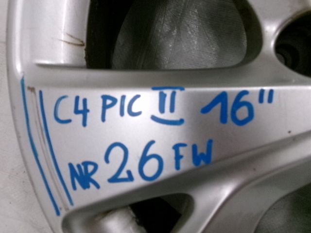 фото №12, Citroen c4 picasso ii алюминиевый диск алюминиевый диск 16'' 9677089777