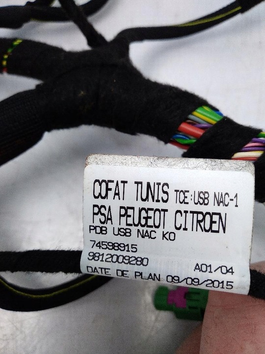 фото №5, Джгут установка консолі citroen jumpy iii 9817815580