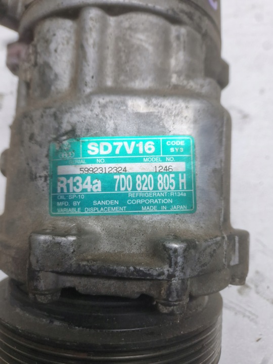 фото №10, Vw lt transporter t5 компрессор климат кондиционера компрессор 7d0820805h