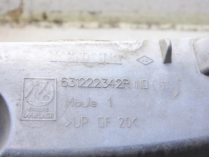 фото №6, Тримач кріплення крила праві перед dv369 renault clio iii рестайлінг