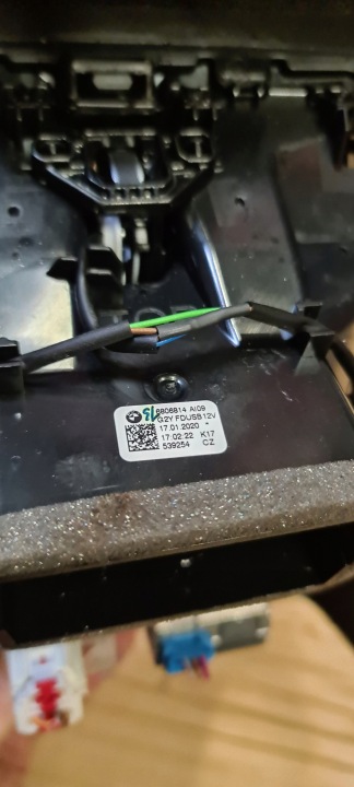 фото №6, Bmw g20 g21 панель клімат-контролю зад usb 9493012