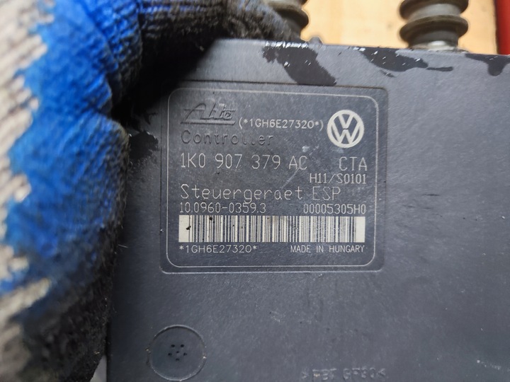 фото №6, Volkswagen vw eos 2.0 fsi насос abs блок керування 1k0907379ac skoda audi seat