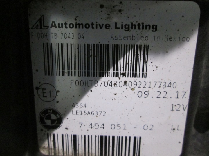 фото №12, Bmw x3 g01 f97 x4 g02 f98 фара адаптивний led ліва 7494051