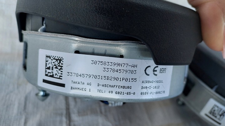 фото №8, Bmw f20 f30 f10 f32 f25 f15 подушка безпеки подушка кермо м-пакет оригінал