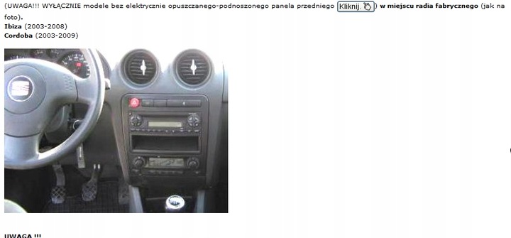 фото №10, Рамка радіо 2din seat aros ibiza 3 cordoba 61190