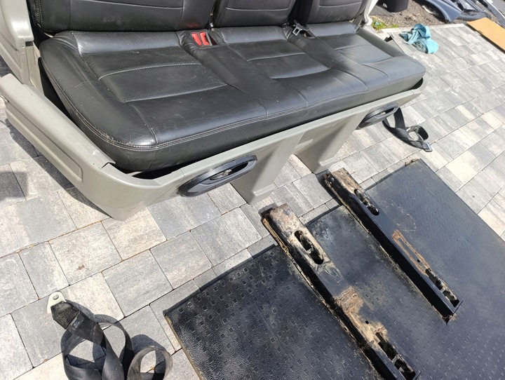 фото №6, Vw t5 t6 надбудова голландська ковзна напрямна стіна перегородкова сидіння шкіра