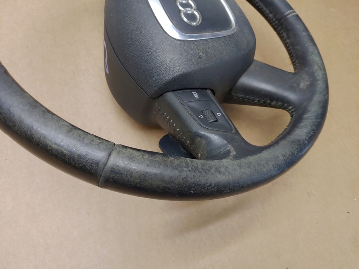 фото №12, Кермо + подушка безпеки мультифункція пелюстки шкіра audi a6 c6 роки 2004-2008