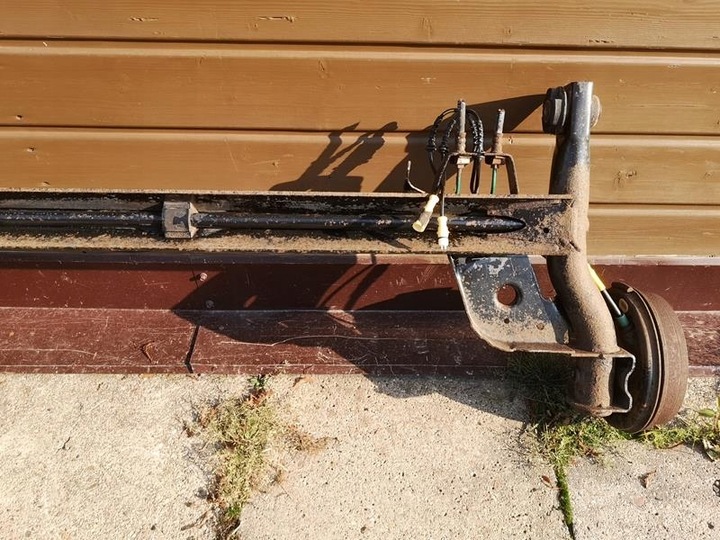 фото №8, Вісь балка задня барабани renault clio ii