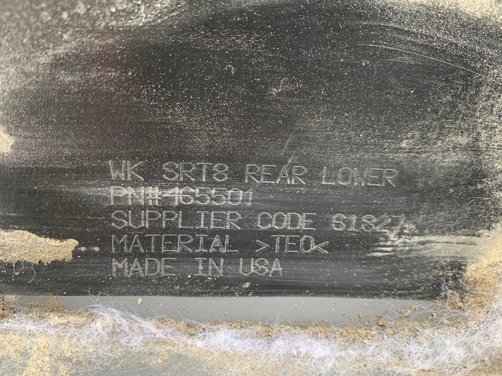 фото №8, Jeep grand cherokee wk2 srt диффузор бампера зад