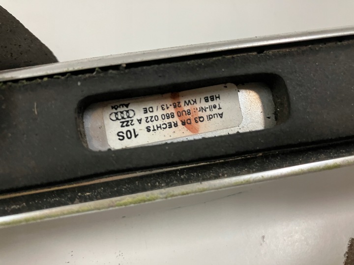 фото №6, Рейлинги рейлинг правые левый пара хром audi q3 i 8u 8u0860021a 8u0860022a