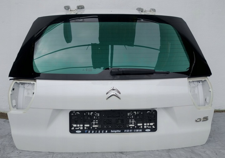 фото №10, Крышка багажника citroen c5 iii x7 рестайлинг универсал pod камера белая жемчуг kwed