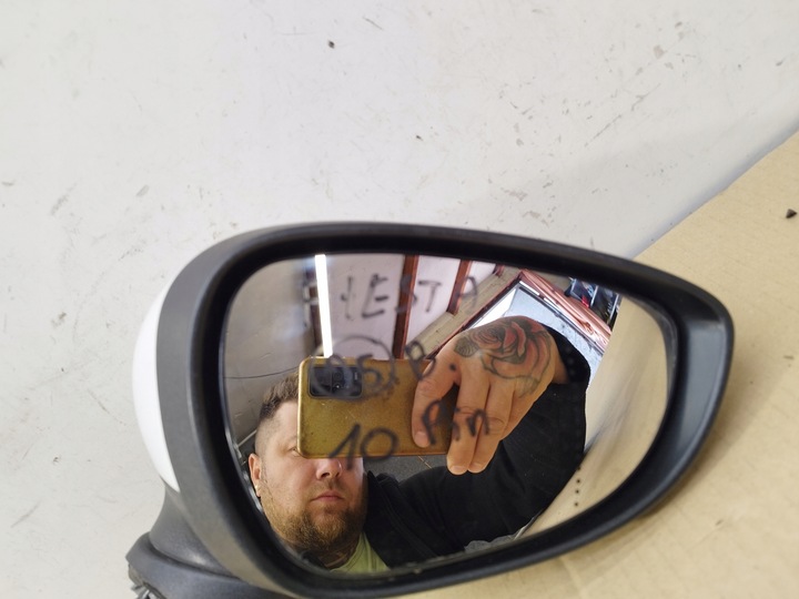 фото №10, Дзеркало праві перед 10 pin 5 двері ford fiesta vii mk7 2008-2017 колір hc