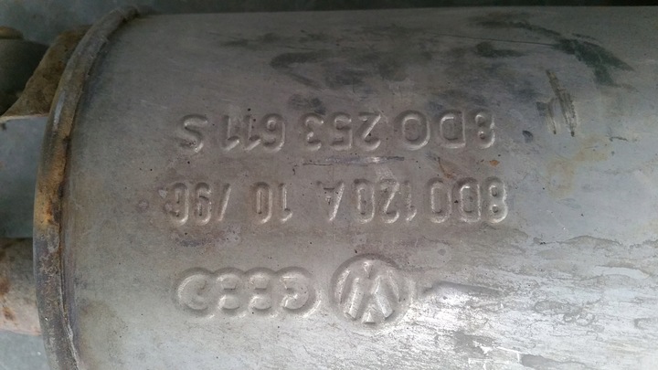 фото №4, Глушник кінцевий 8d0120a audi a4 1,9 tdi