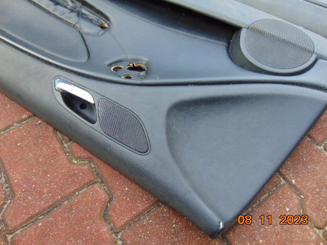 фото №12, Bmw 3 e46 купе cabrio боковина кожаный обивка дверь перед кожа чёрный